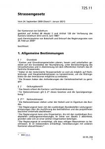 Strassengesetz